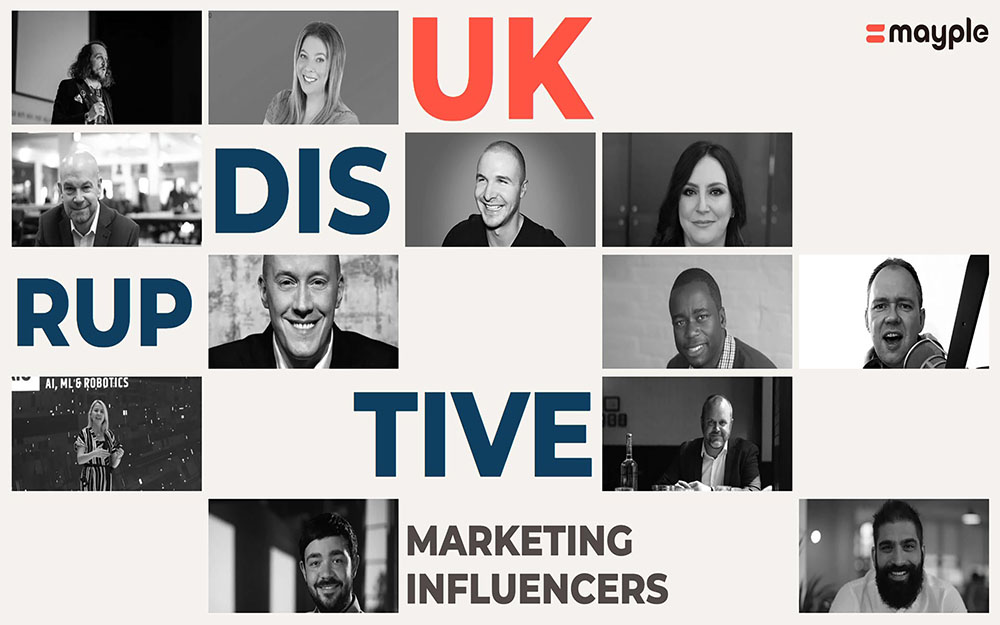 The Top Disruptive Marketing Influencers in the UK